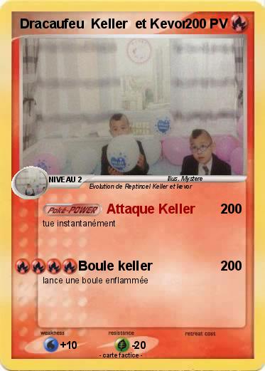 Pokemon Dracaufeu  Keller  et Kevor