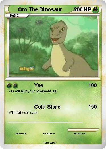Pokemon Oro The Dinosaur