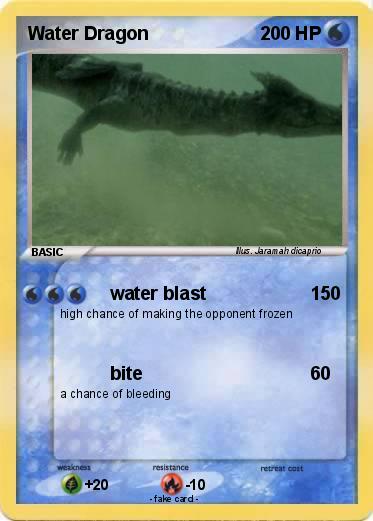 Pokemon Water Dragon