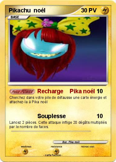 Pokemon Pikachu  noél