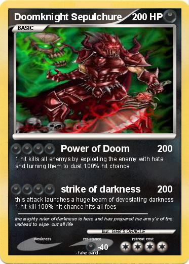 Pokemon Doomknight Sepulchure