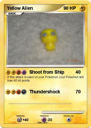 Pokemon Yellow Alien