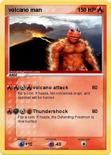Pokemon volcano man