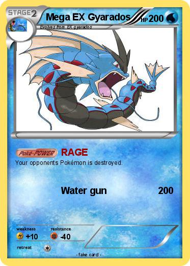 Pokemon Mega EX Gyarados