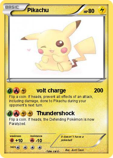 Pokemon Pikachu