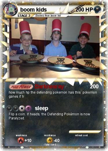 Pokemon boom kids