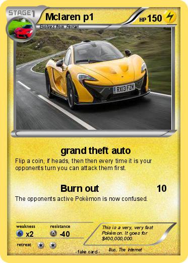 Pokemon Mclaren p1