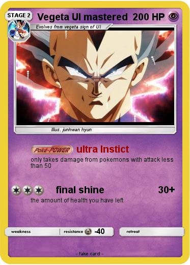 Pokemon Vegeta UI mastered