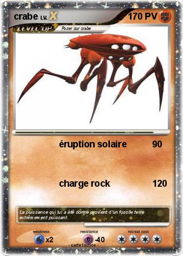 Pokemon crabe