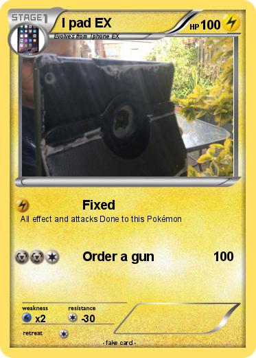 Pokemon I pad EX