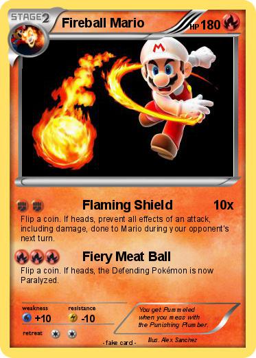 Pokemon Fireball Mario
