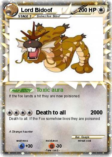 Pokemon Lord Bidoof