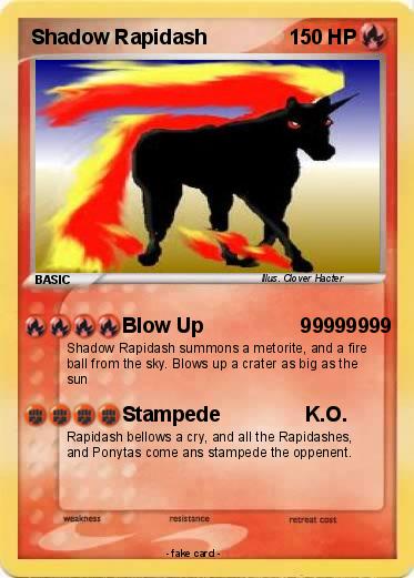 Pokemon Shadow Rapidash