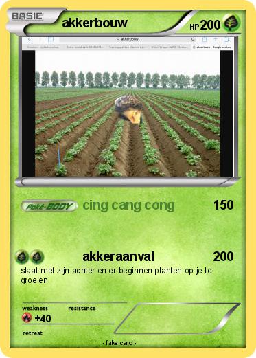 Pokemon akkerbouw