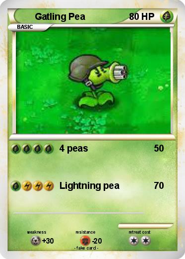 Pokemon Gatling Pea