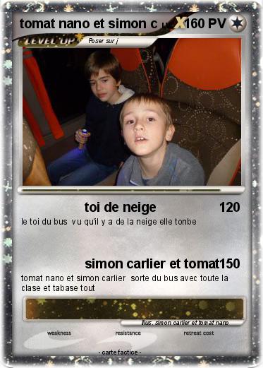 Pokemon tomat nano et simon c