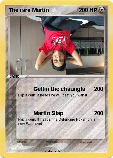 Pokemon The rare Martin