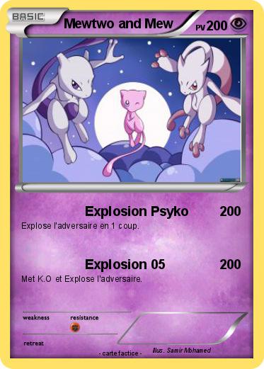 Pokemon Mewtwo and Mew