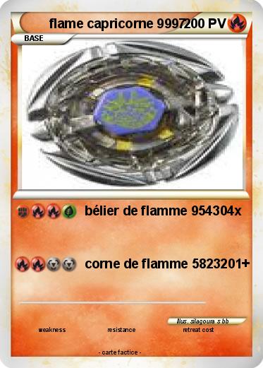 Pokemon flame capricorne 9997