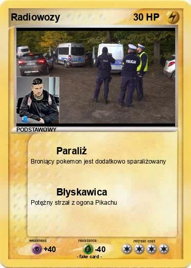 Pokemon Radiowozy
