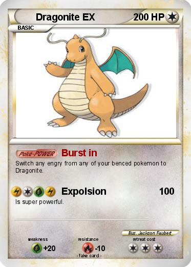 Pokemon Dragonite EX