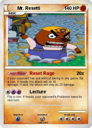 Pokemon Mr. Resetti