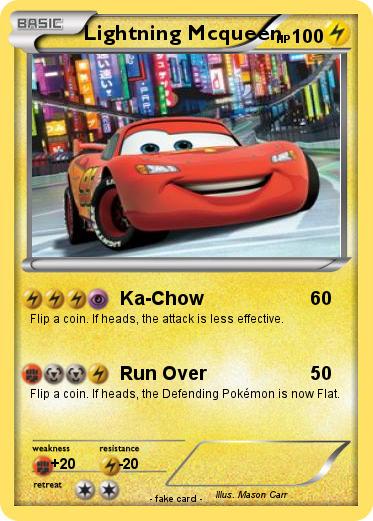 Pokemon Lightning Mcqueen