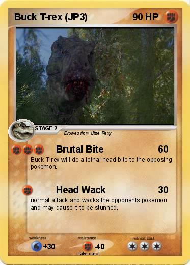 Pokemon Buck T-rex (JP3)