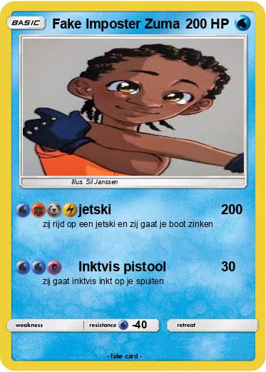 Pokemon Fake Imposter Zuma