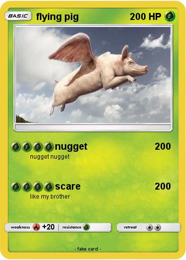 Pokemon flying pig