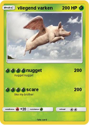 Pokemon vliegend varken