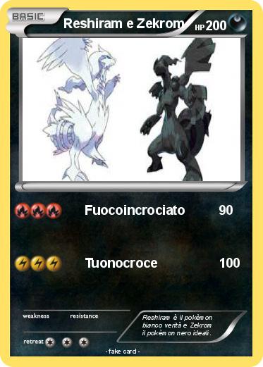 Pokemon Reshiram e Zekrom