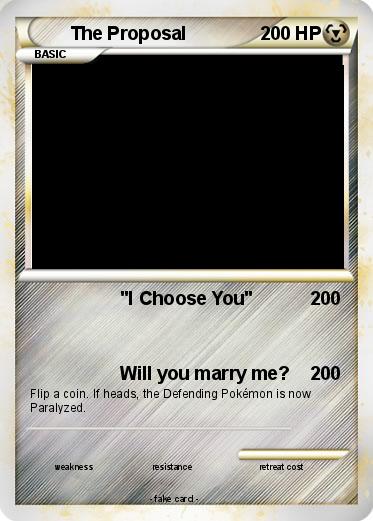 Pokemon The Proposal