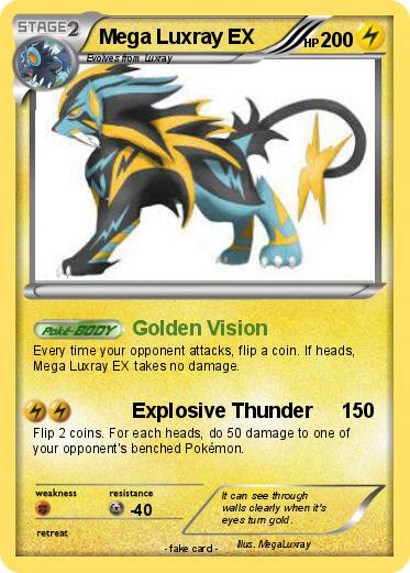Pokemon Mega Luxray EX