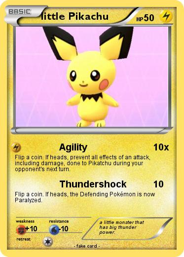 Pokemon little Pikachu