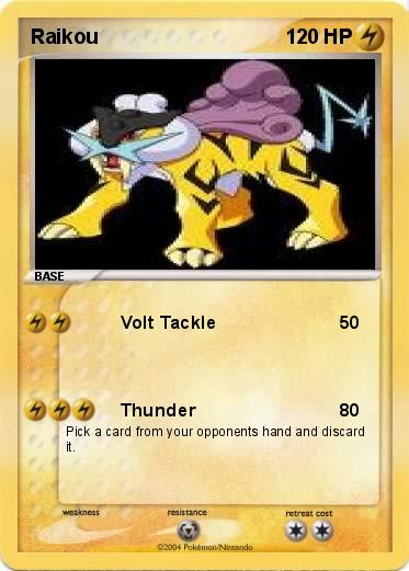 Pokemon Raikou
