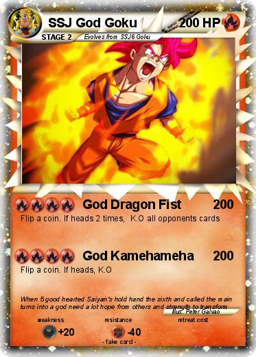 Pokemon SSJ God Goku