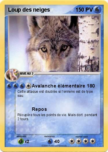 Pokemon Loup des neiges