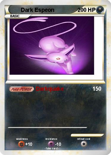 Pokemon Dark Espeon