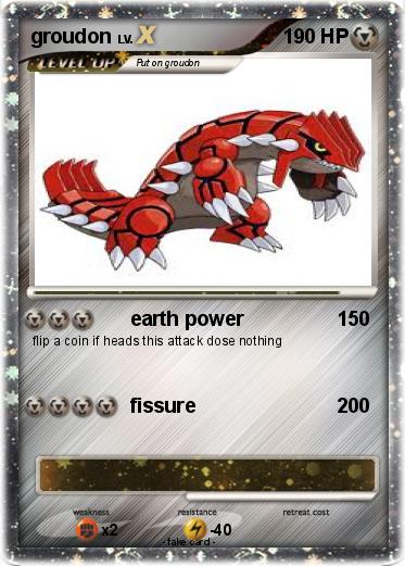 Pokemon groudon