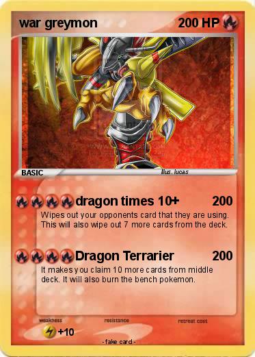 Pokemon war greymon