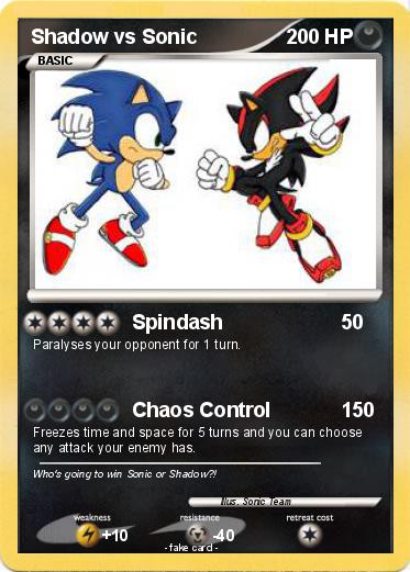 Pokemon Shadow vs Sonic