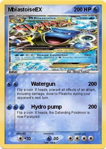 Pokemon MblastoiseEX