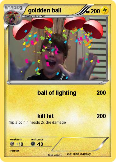 Pokemon goldden ball