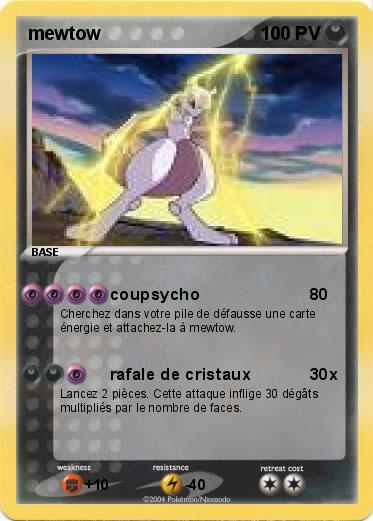 Pokemon mewtow