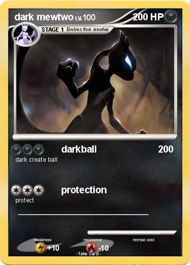 Pokemon dark mewtwo