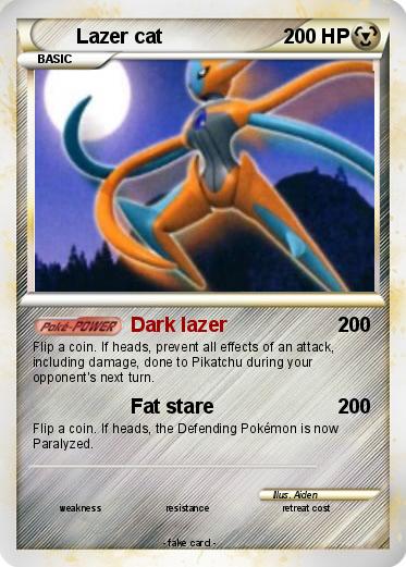 Pokemon Lazer cat
