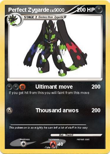 Pokemon Perfect Zygarde