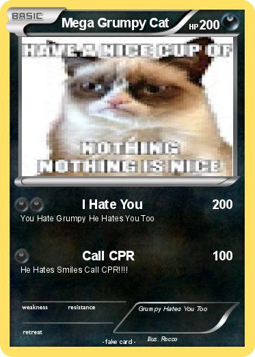 Pokemon Mega Grumpy Cat