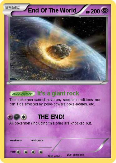 Pokemon End Of The World